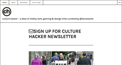Desktop Screenshot of culturehacker.com