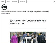 Tablet Screenshot of culturehacker.com